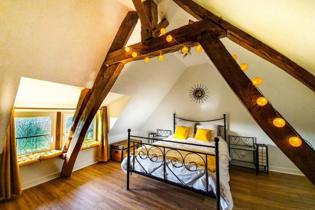 Maison normande au bord de Seine, Le Verger de Pacôme Anneville-Ambourville Extérieur photo