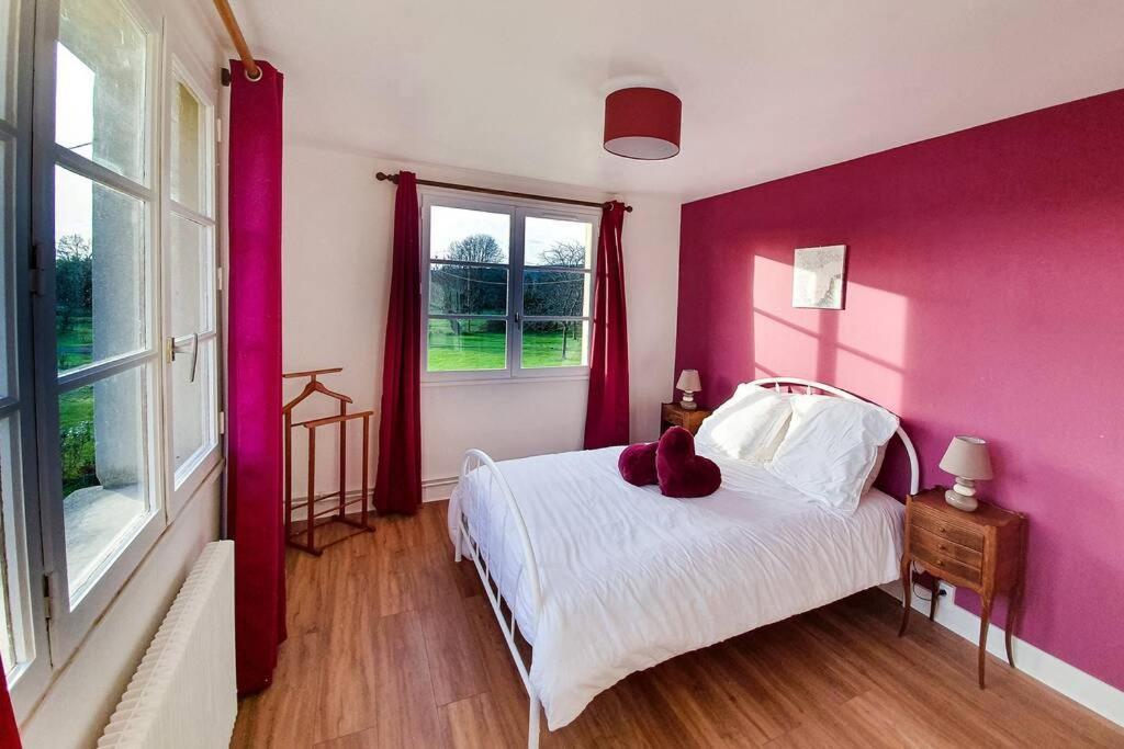 Maison normande au bord de Seine, Le Verger de Pacôme Anneville-Ambourville Extérieur photo