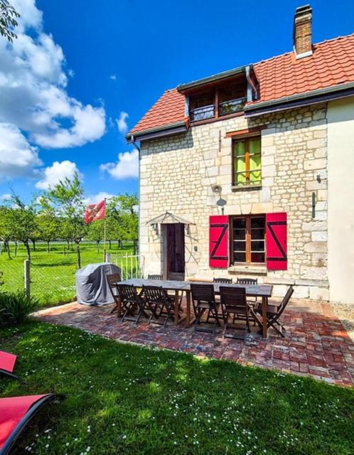 Maison normande au bord de Seine, Le Verger de Pacôme Anneville-Ambourville Extérieur photo